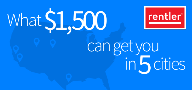What can $1,500 dollars get you in 5 cities?